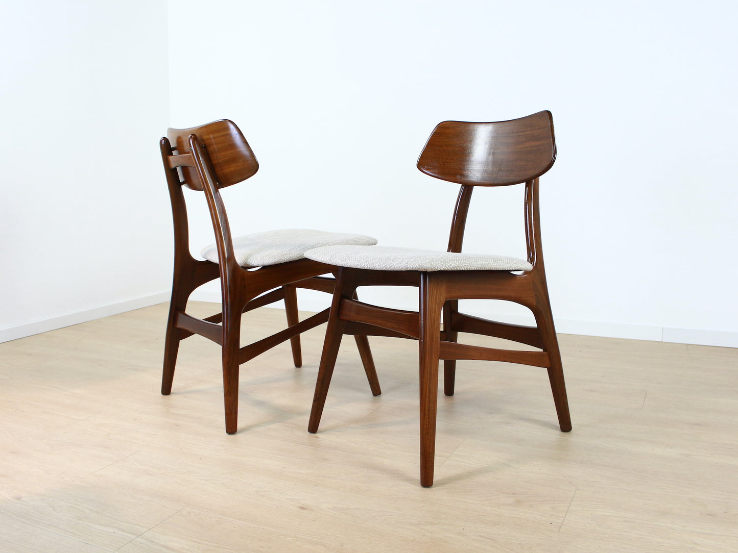set vintage Louis van Teeffelen eetkamerstoelen