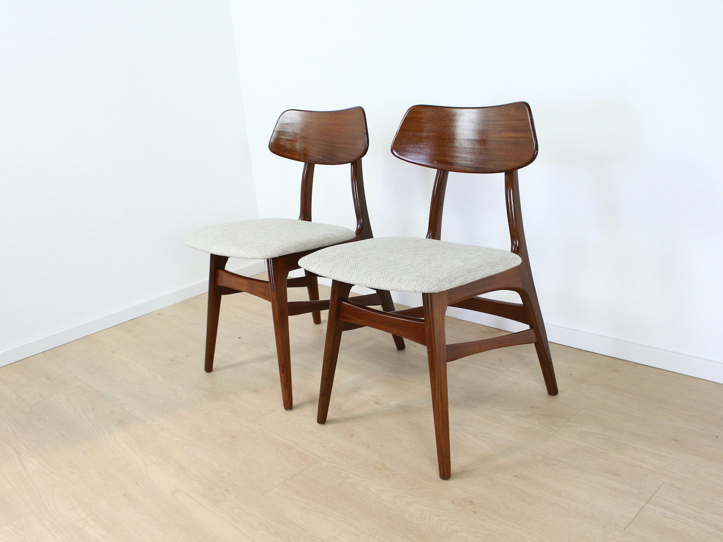 set vintage Louis van Teeffelen eetkamerstoelen