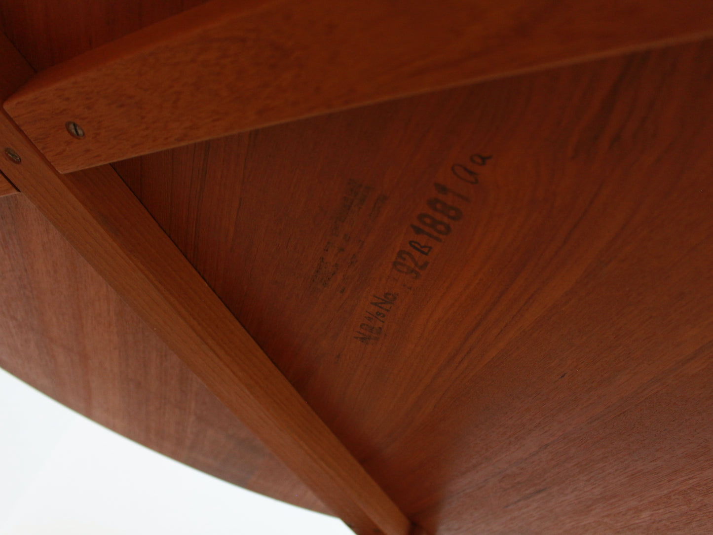 Ronde teak massieve salontafel Niels Bach