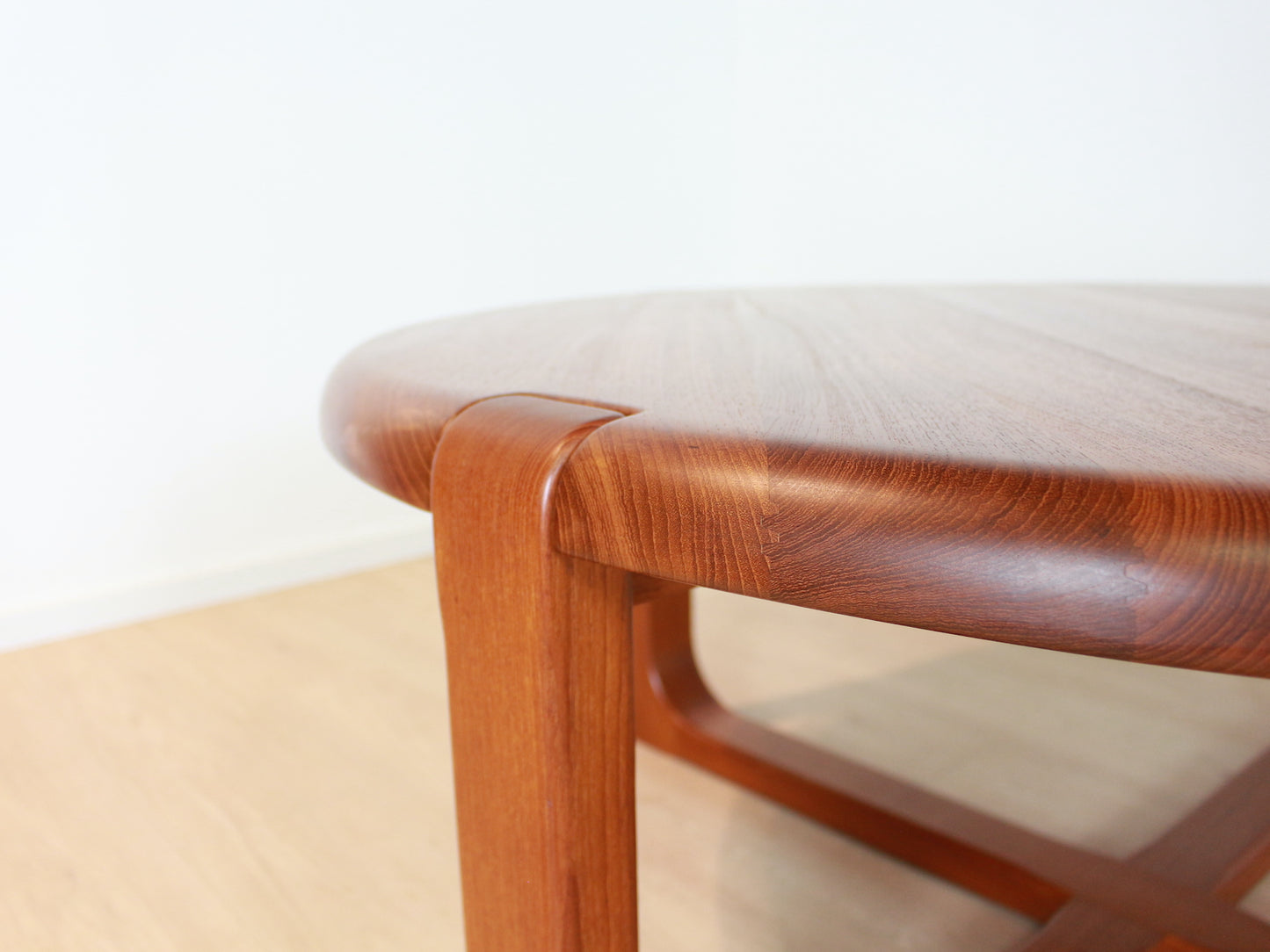 Ronde teak massieve salontafel Niels Bach
