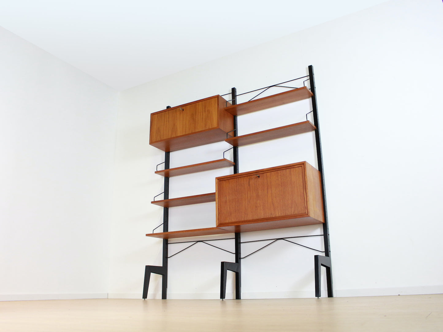 vintage Poul Cadovius wandmeubel