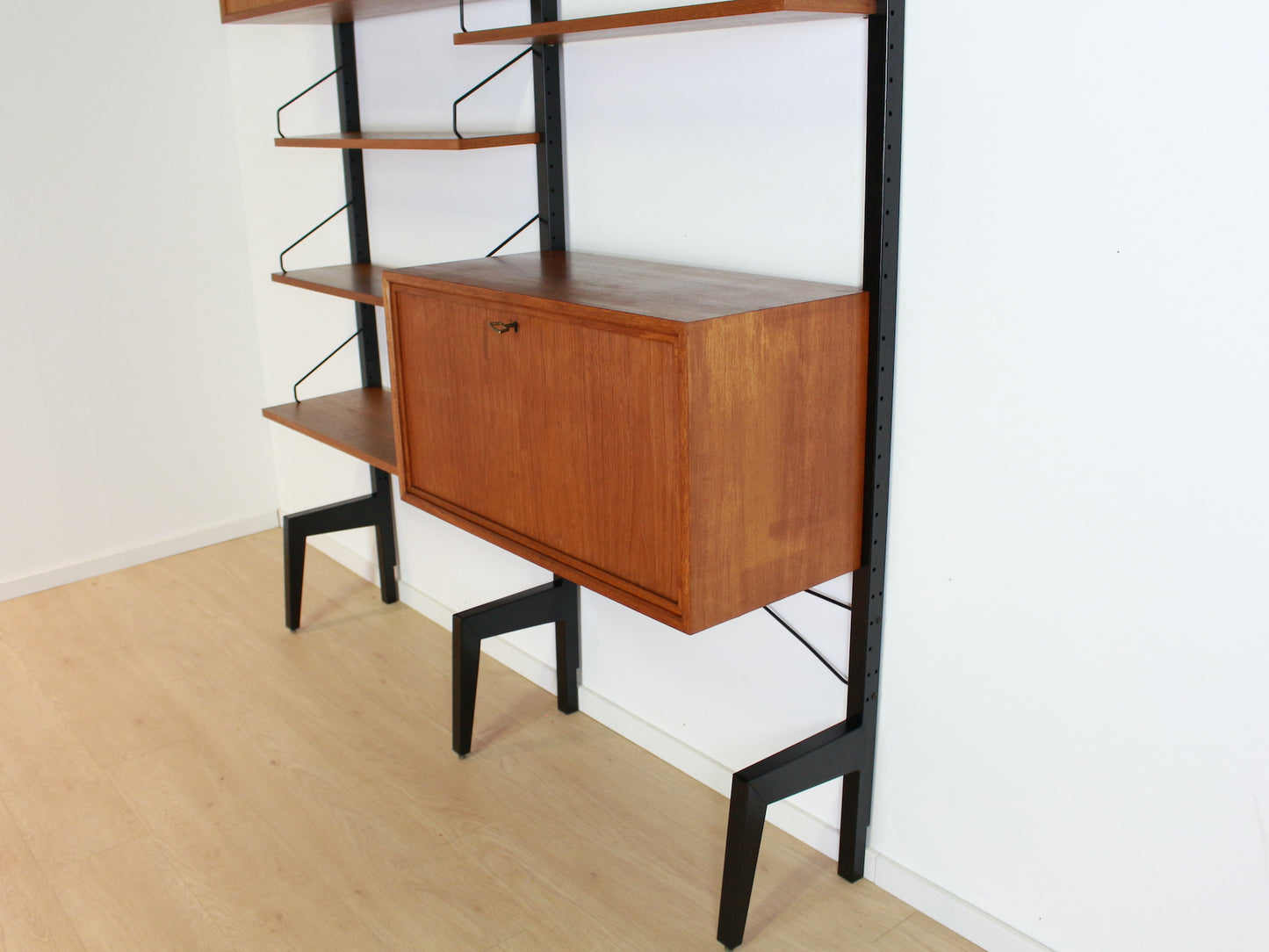 vintage Poul Cadovius wandmeubel