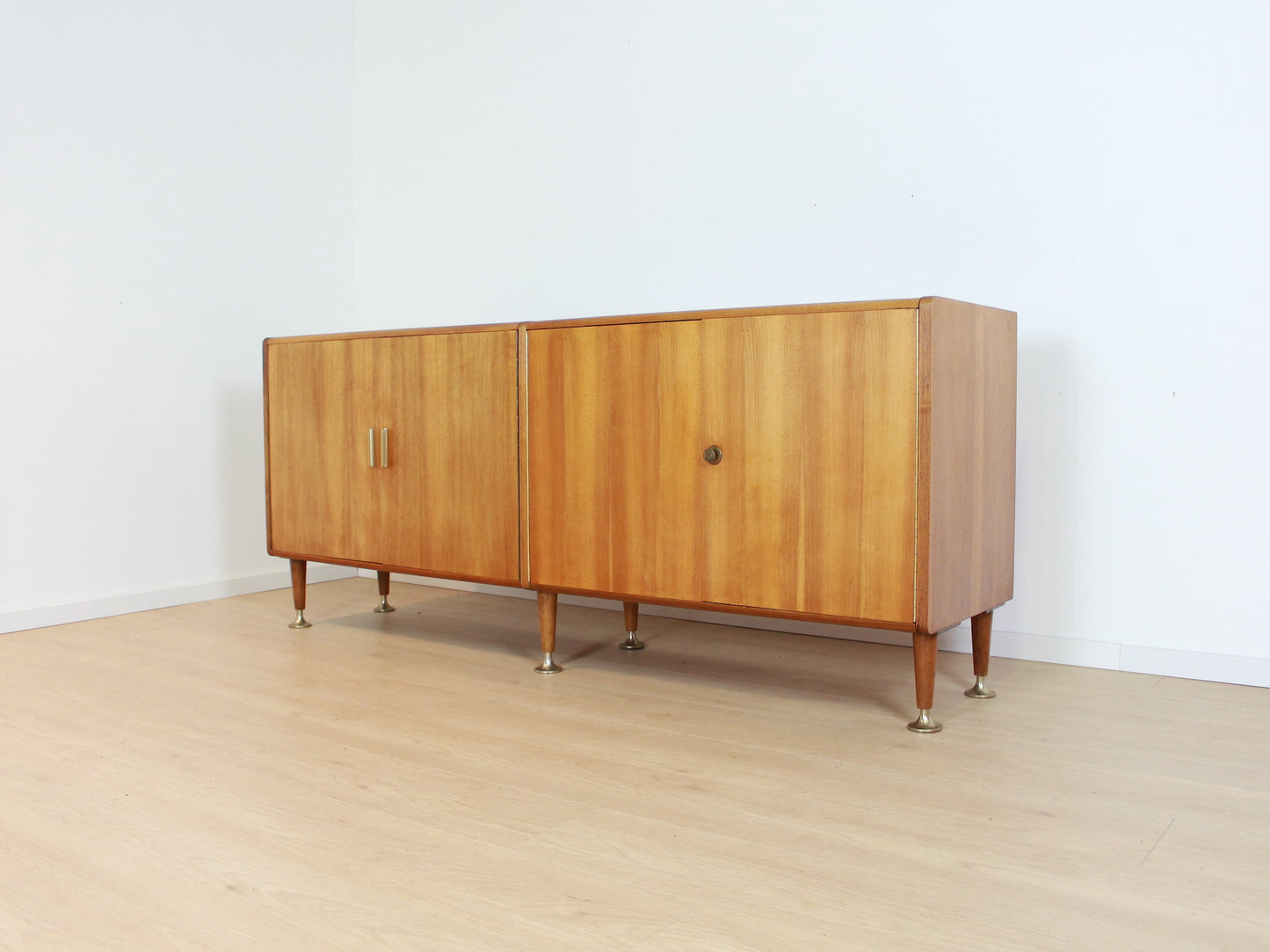 vintage Patijn wandmeubel/dressoir