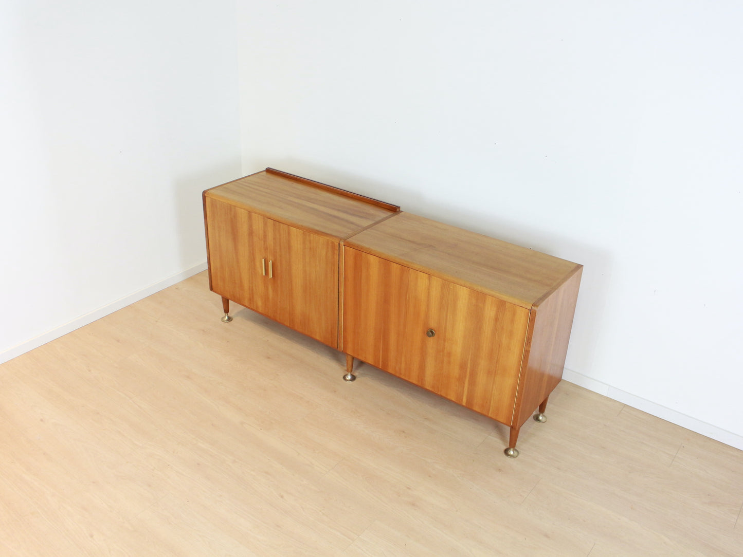 vintage Patijn wandmeubel/dressoir