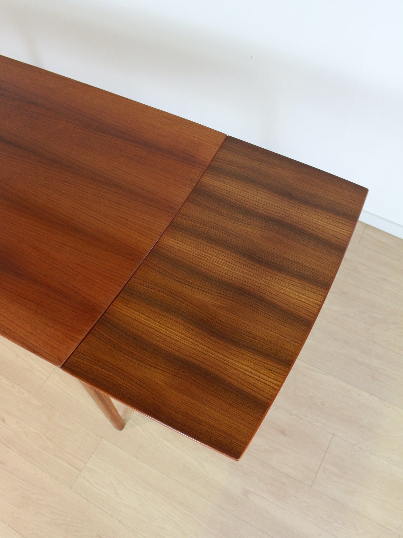 eettafel teak met schuifbladen