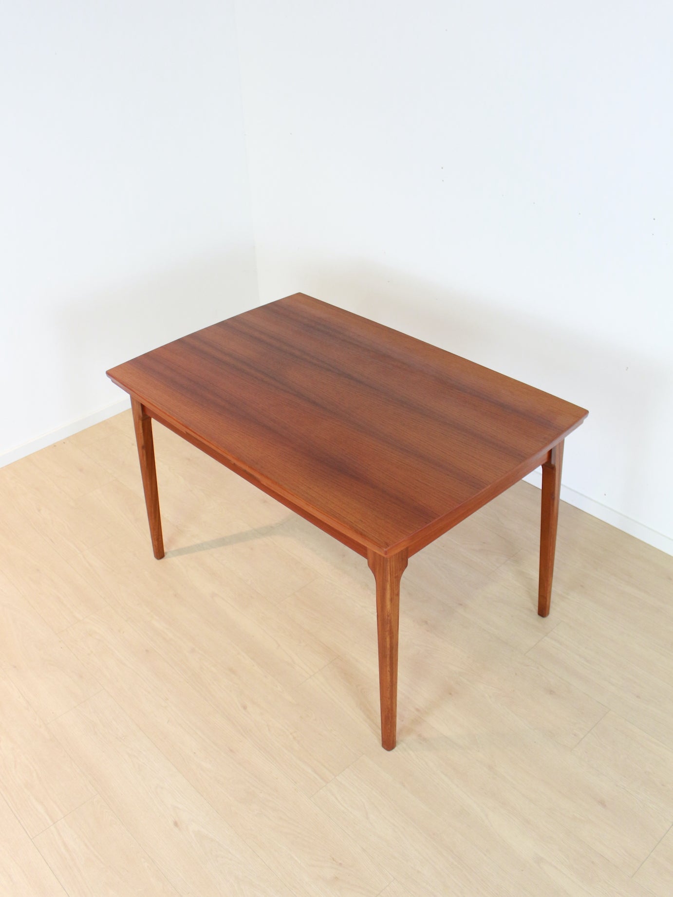 eettafel teak met schuifbladen