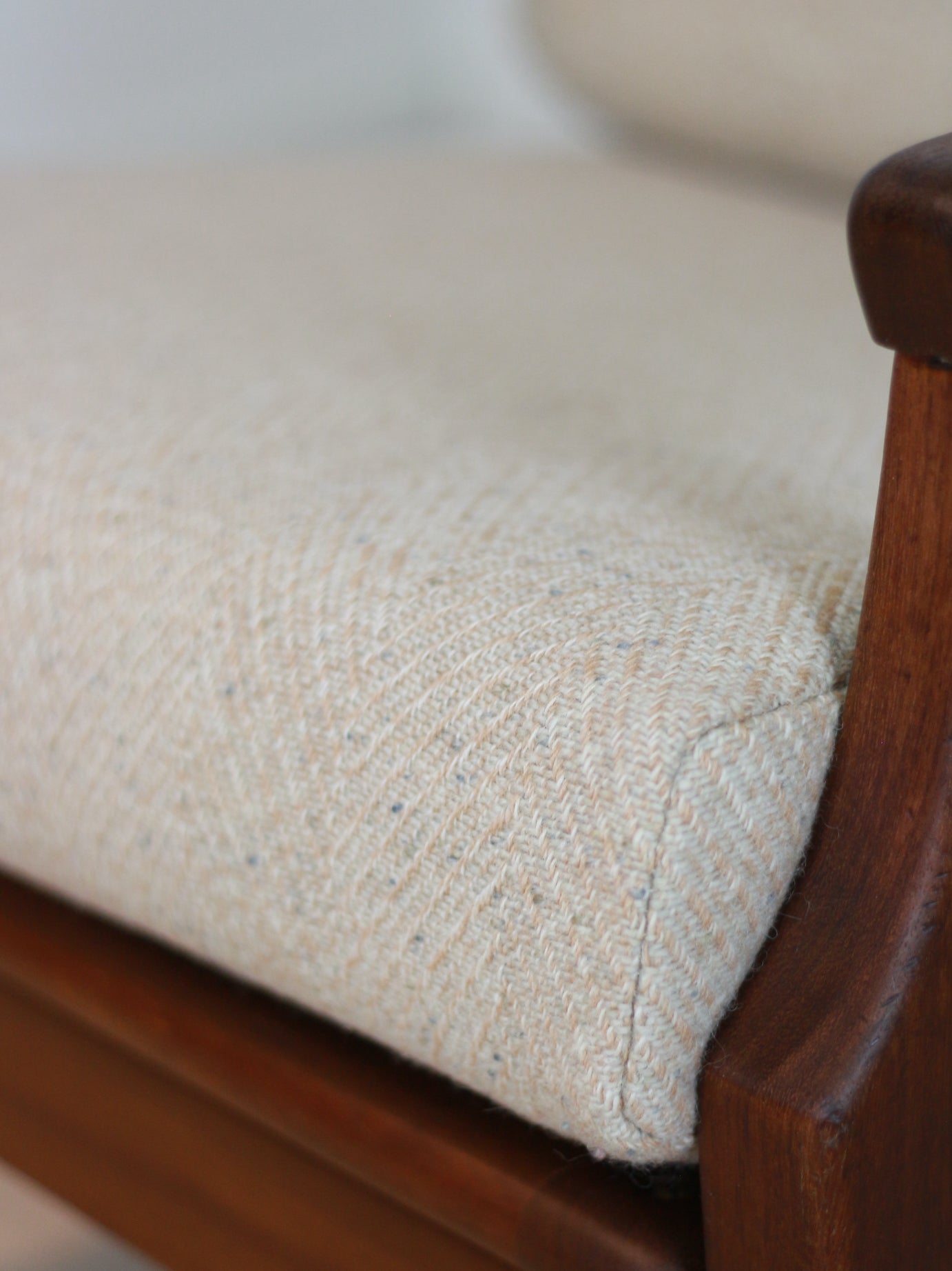 vintage fauteuil teak