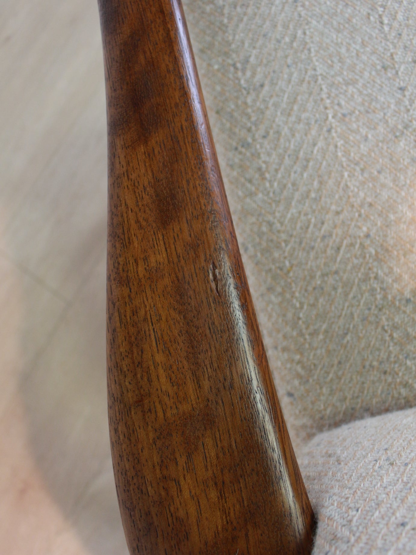 vintage fauteuil teak