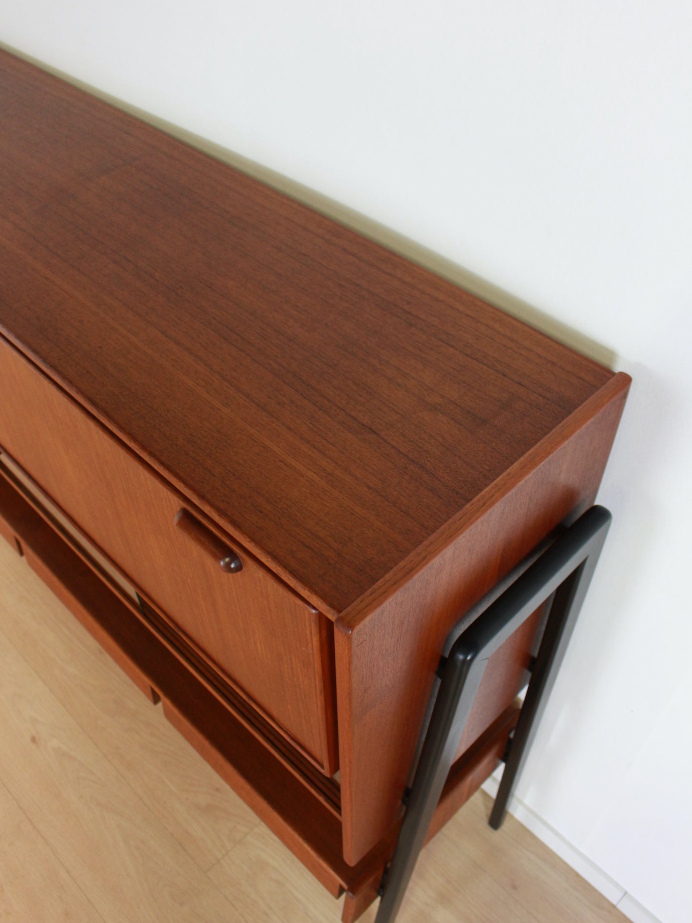 Vintage teak highboard