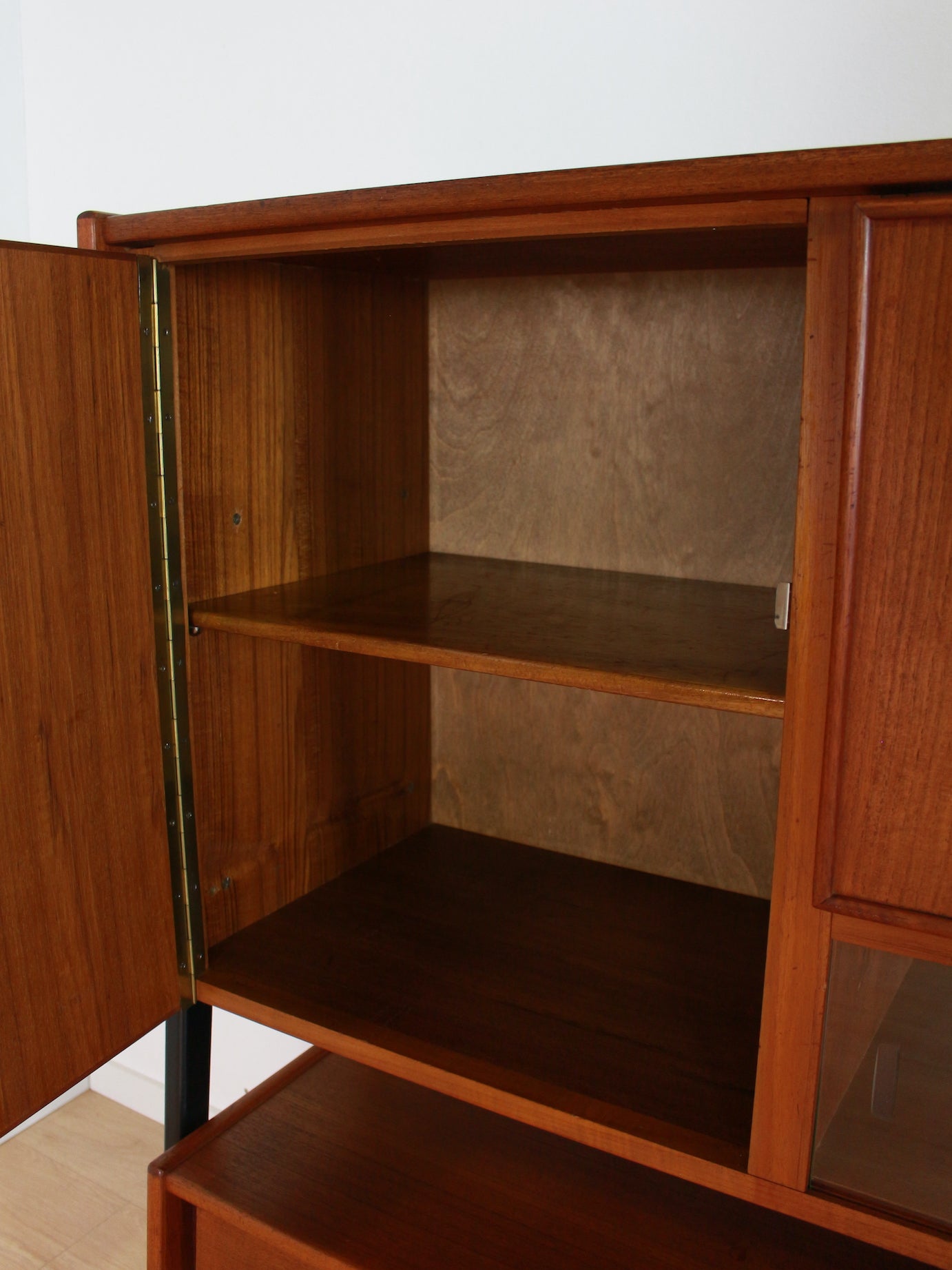 Vintage teak highboard