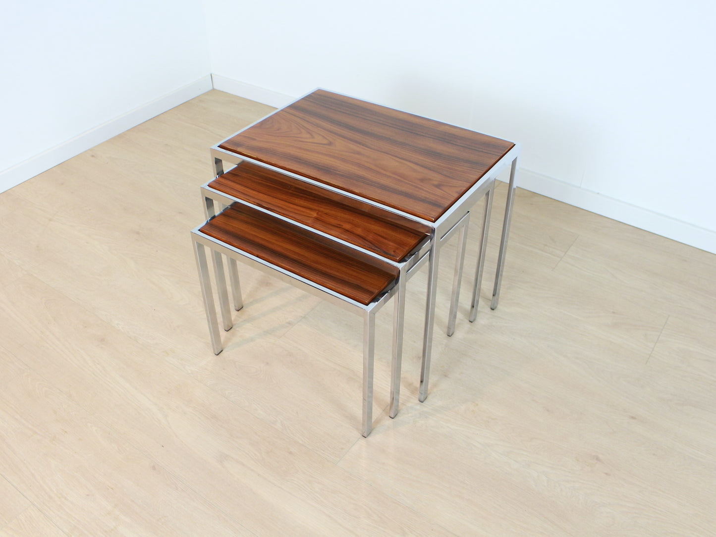 Cees Braakman Pastoe set bijzettafels 3st