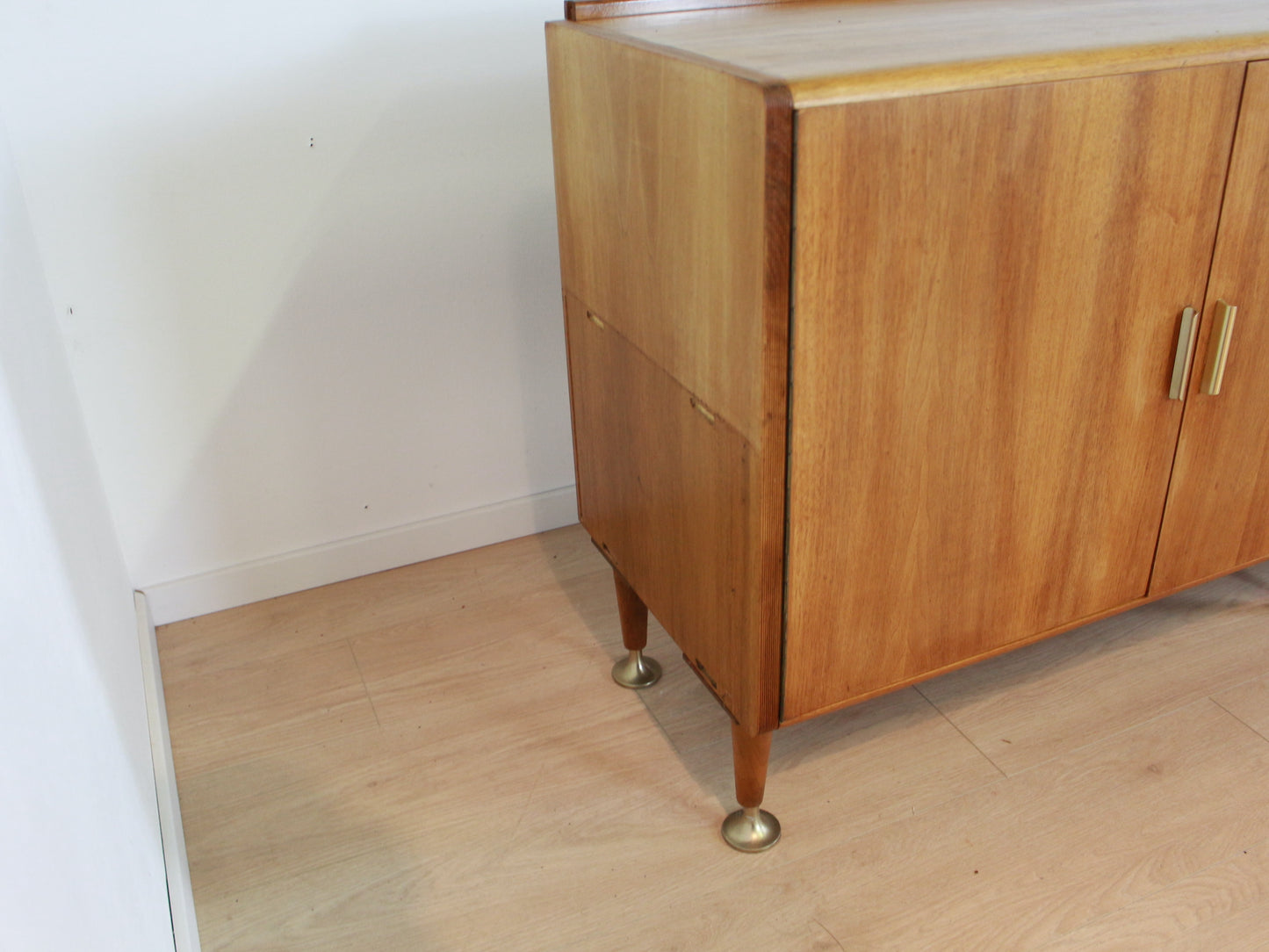 vintage Patijn wandmeubel/dressoir