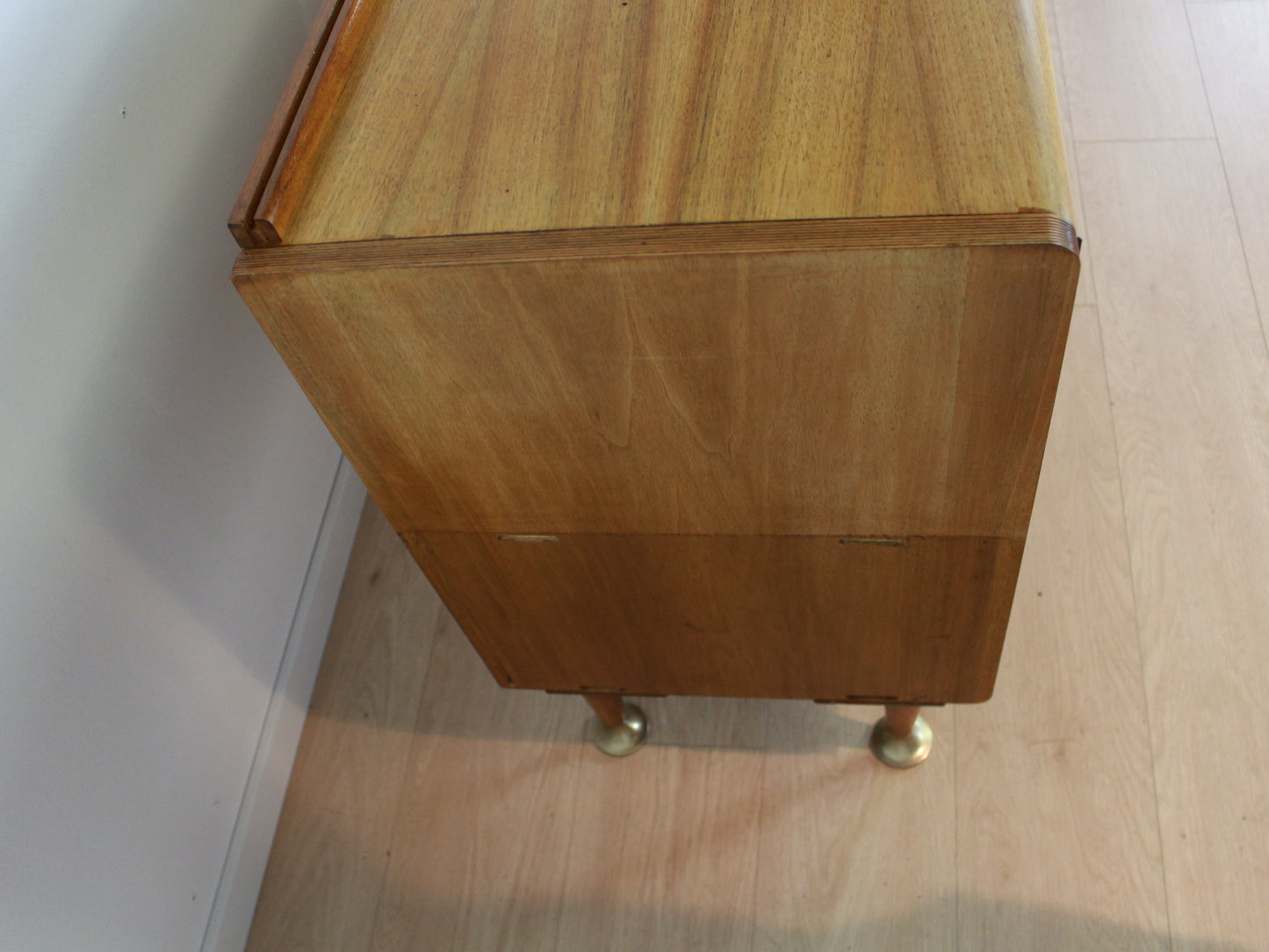 vintage Patijn wandmeubel/dressoir