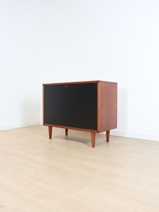 Teak/zwart kastje