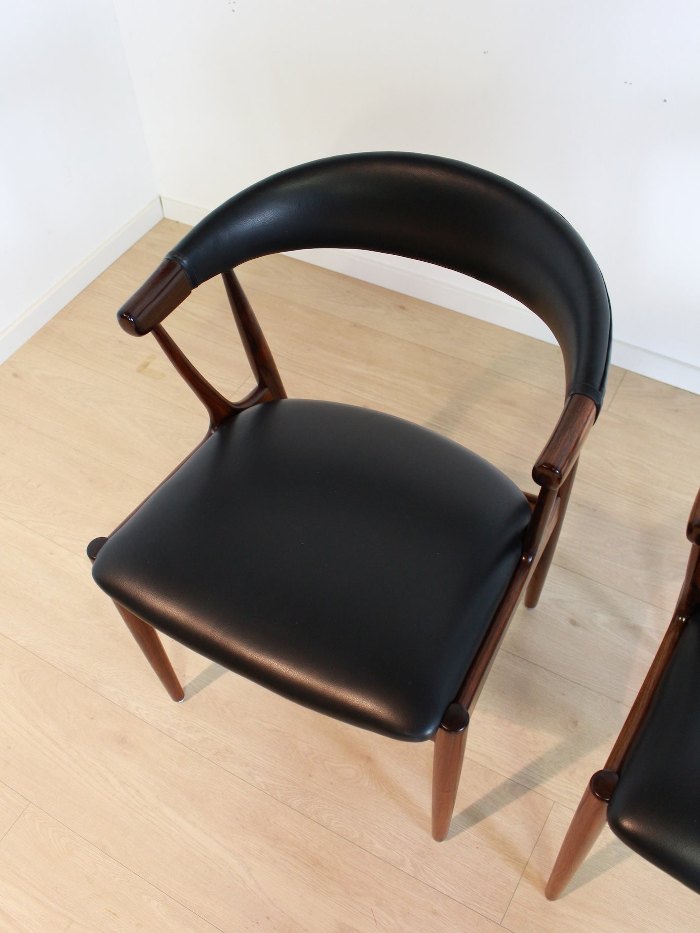 set 'BA113' palissander stoelen Johannes Andersen