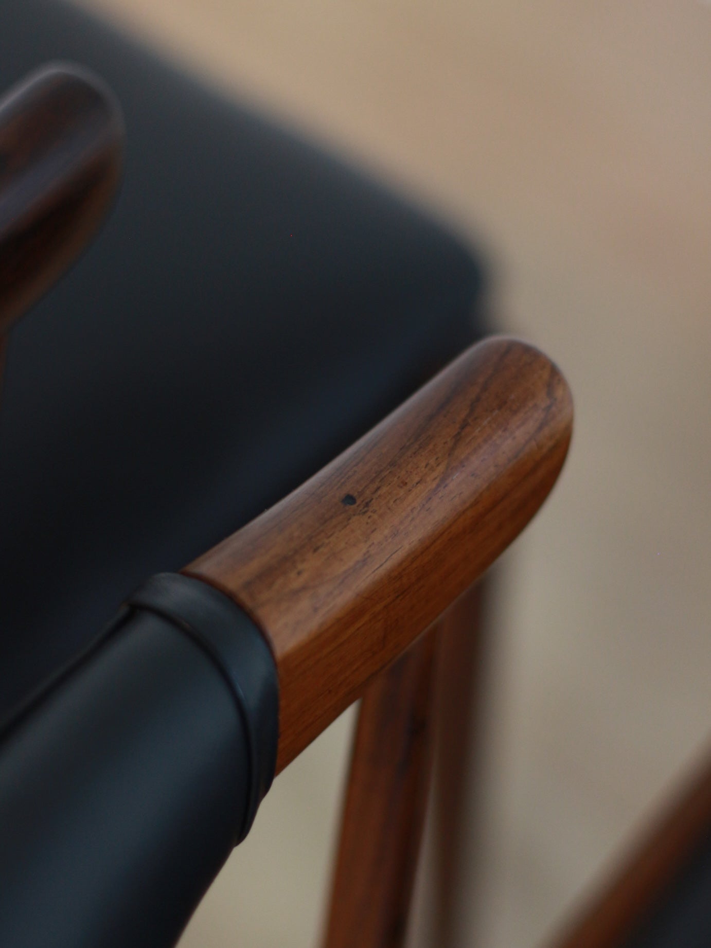 set 'BA113' palissander stoelen Johannes Andersen