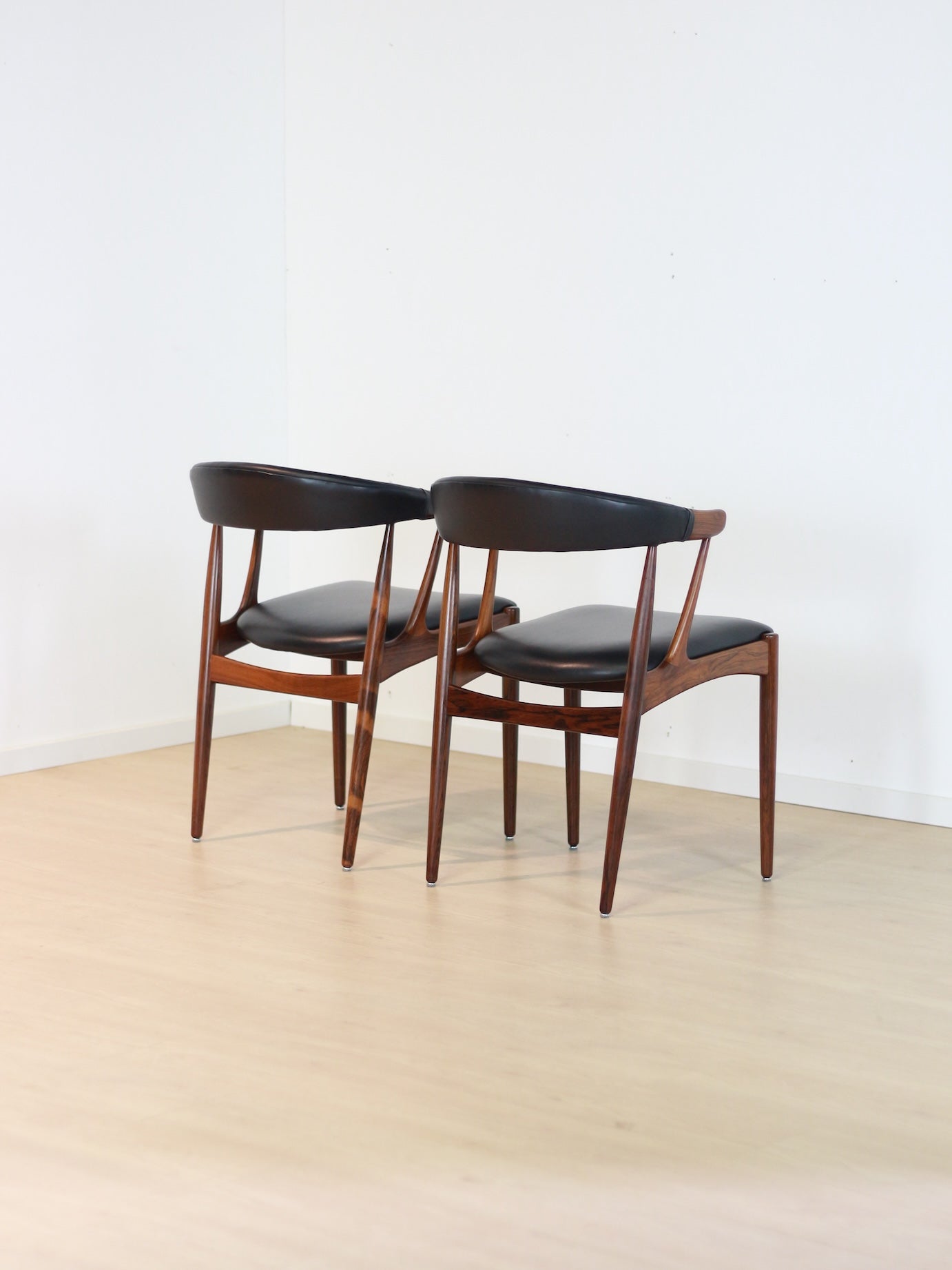 set 'BA113' palissander stoelen Johannes Andersen