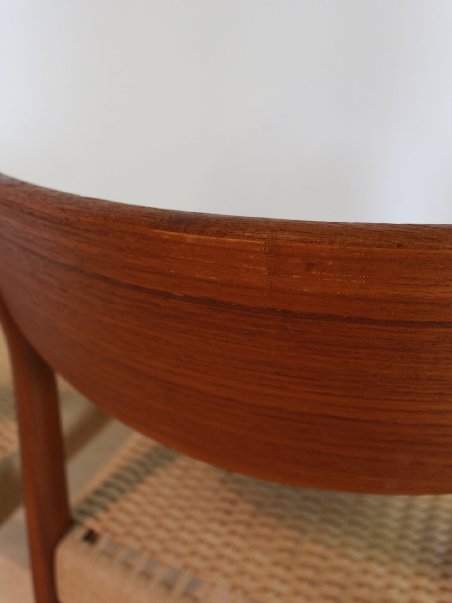 set 4 Fristho papercord eetkamerstoelen